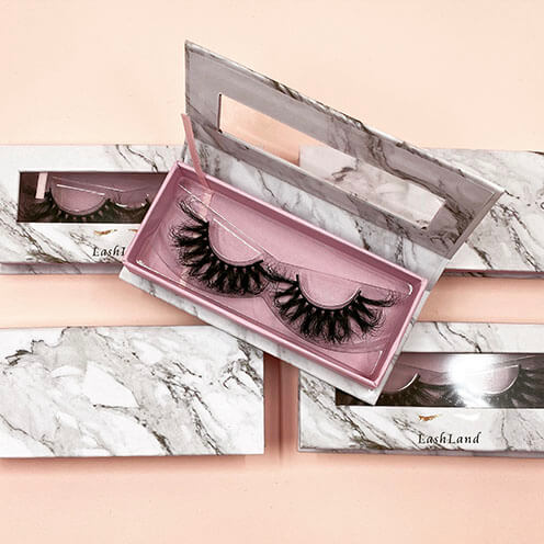 Pre-designed faux eyelashes